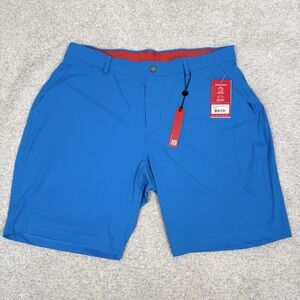 NWT Redvanly Golf Shorts Mens XXL Blue 9" Hanover Ibiza Stretch Performance Golf